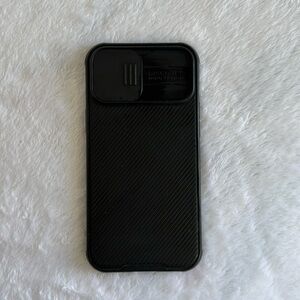 iPhone 12 Pro Max Black Phone Case Camera Cover
